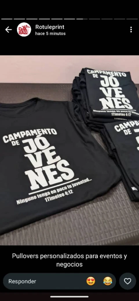 Pullover Personalizado con Vinilo Textil — imagen 2 de 3